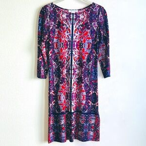 London Times | Printed Jersey Dress - NWOT